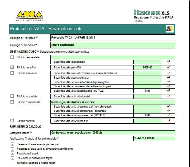 Software Protocollo Itaca Campania