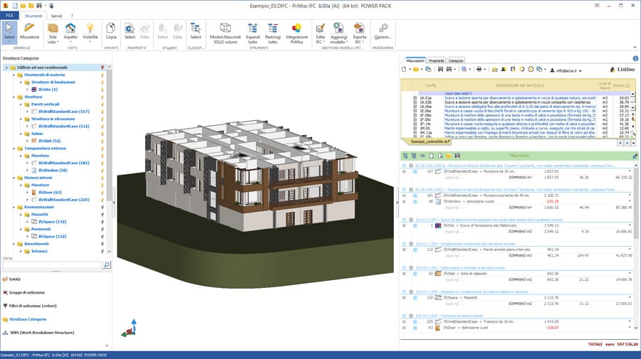 Software Ifc Bim D Di Computo Metrico Primus Ifc Acca Software