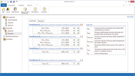 Software dimensionamento canne fumarie