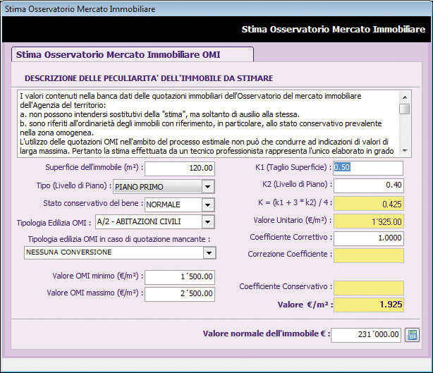 Software Stime Immobiliari Estimus Acca Software